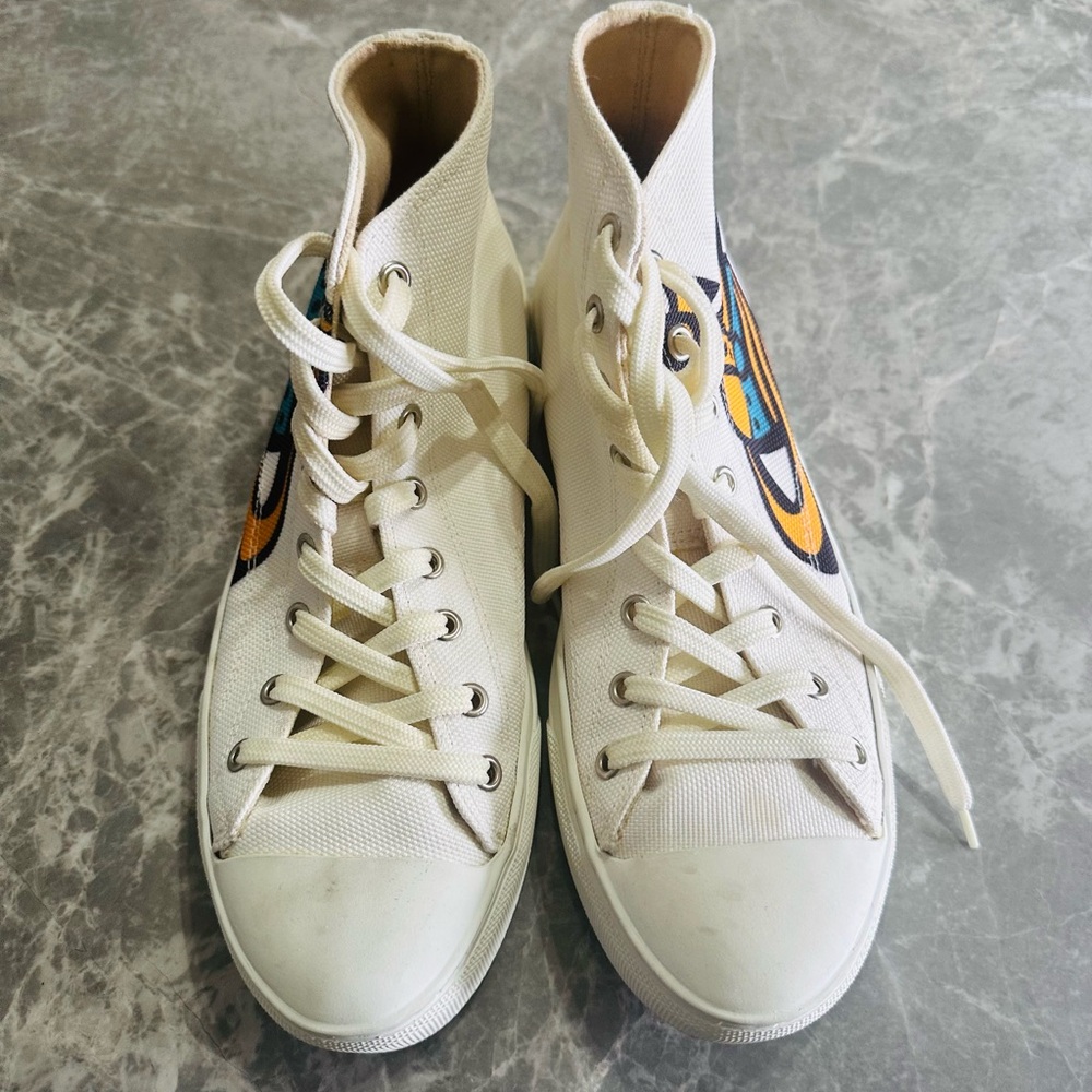 Vivienne Westwood Men's Flimsoll High-Top Sneakers A401 75636091 W SZ 10 $1000 - Picture 4 of 10
